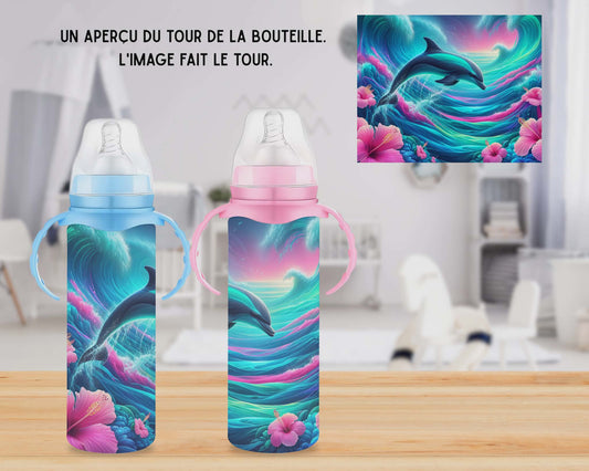 🍼 Biberons sublimé - Dauphin
