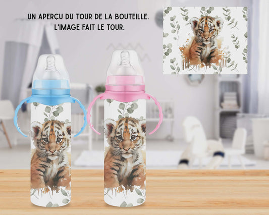 🍼 Biberons sublimé - Tigre