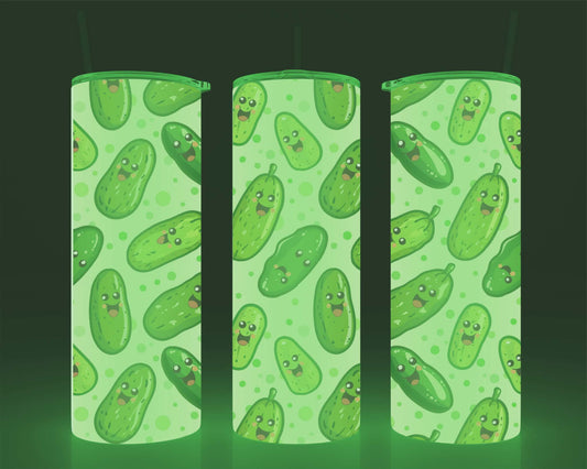 Verre isotherme -  (allume dans le noir) cornichon