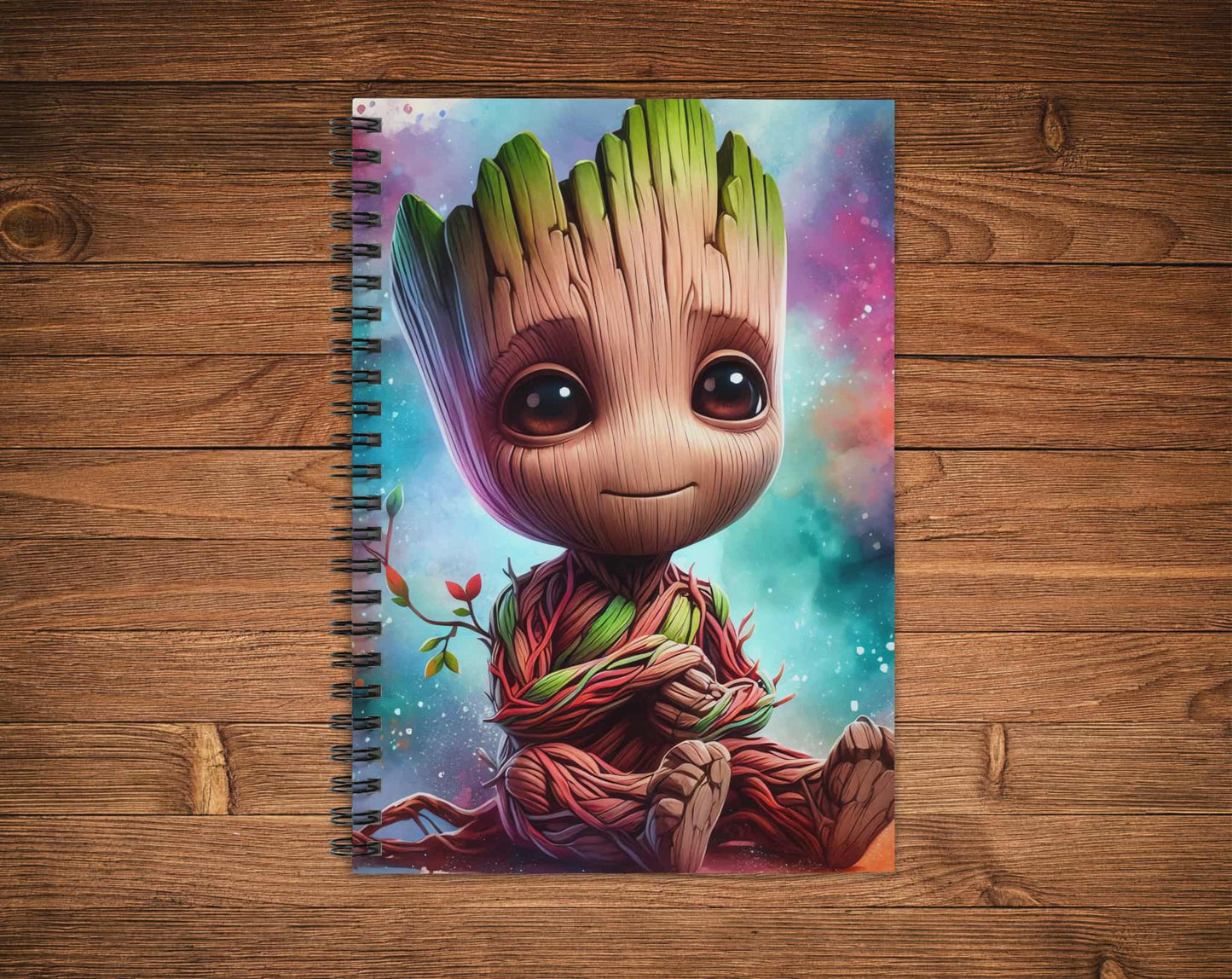 Cahier de notes - personnage arbre