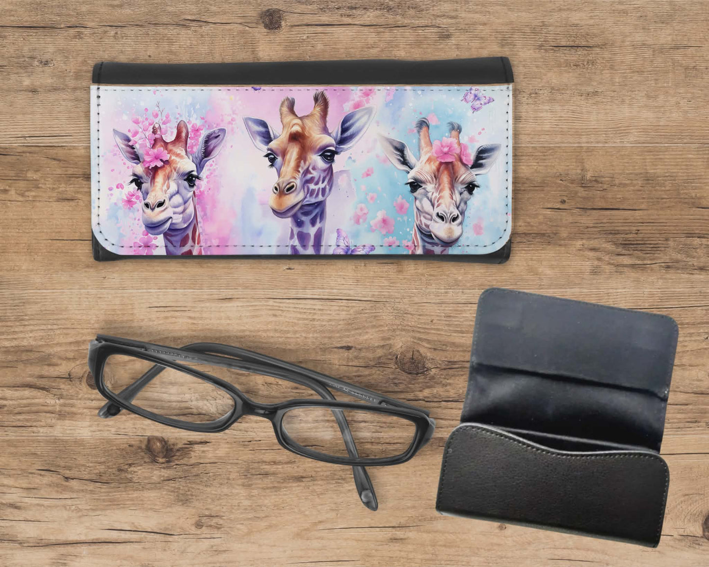 Étui à lunette - Girafes