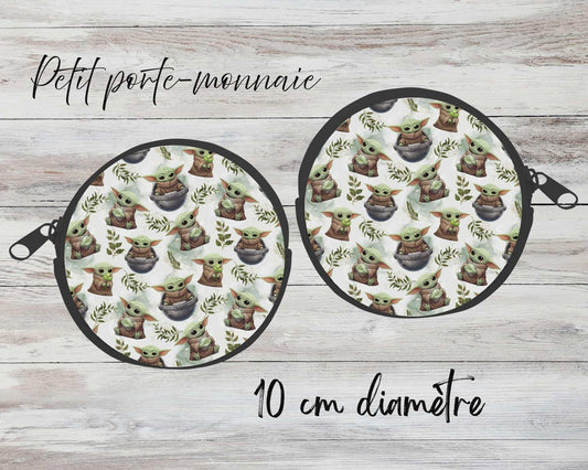 ✨ Petit porte-monnaie sublimé – extraterrestre