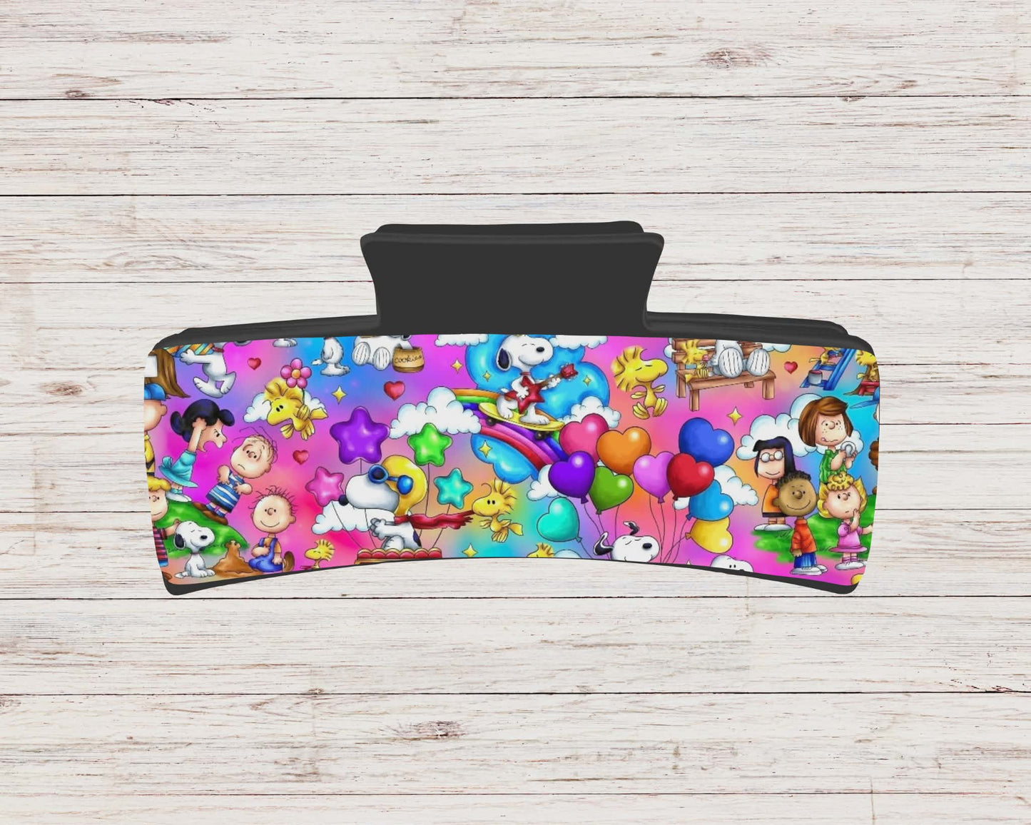 Pince à cheveux - chien blanc 2