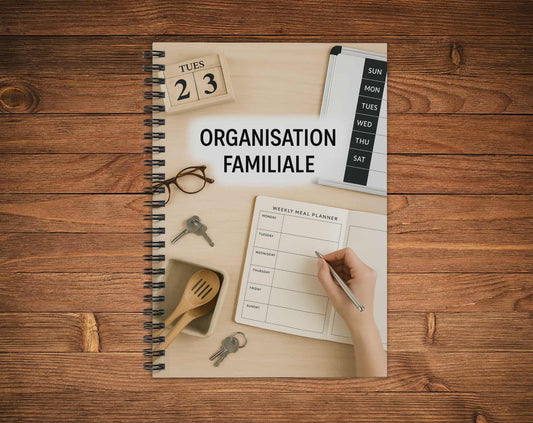 Cahier de notes - organisation familiale