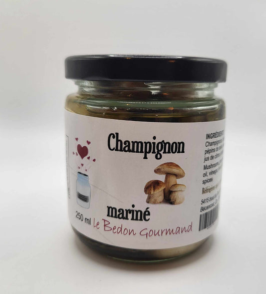 Champignon mariné