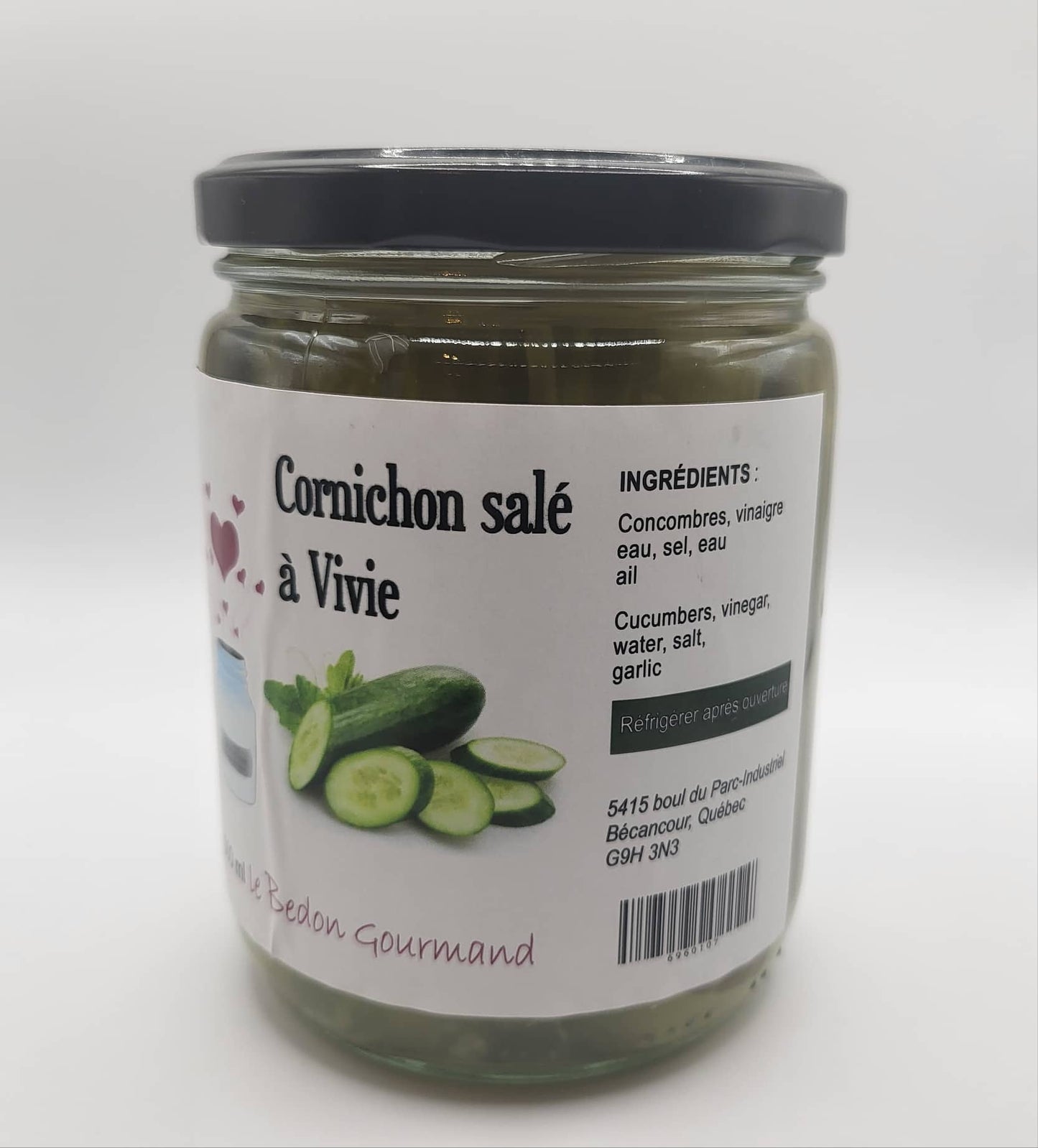Cornichon salé à Vivie