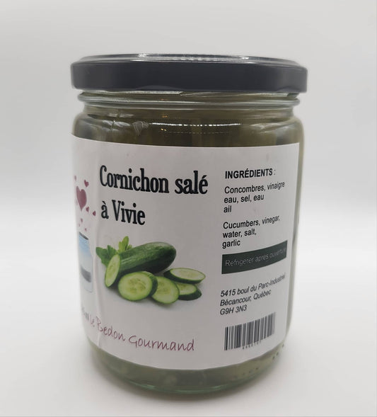 Cornichon salé à Vivie