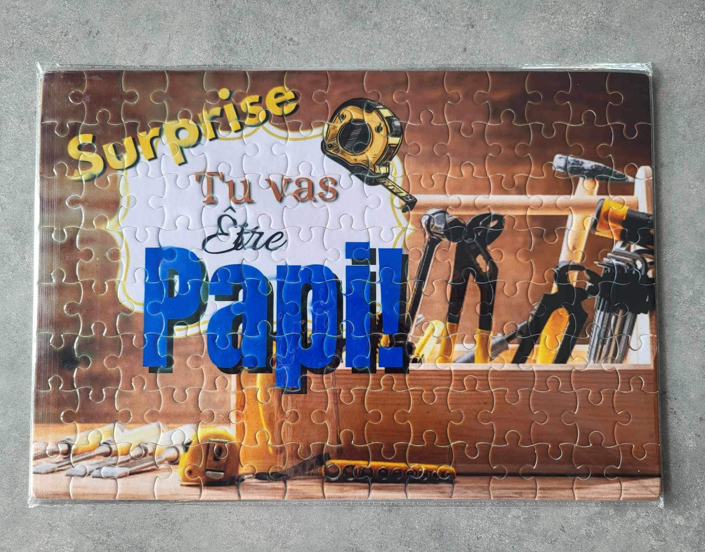 Surprise tu vas être papi!