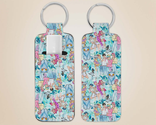 Porte-clé avec pochette - pop