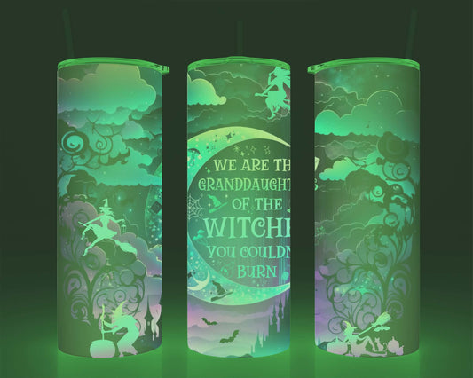 Verre isotherme -  (allume dans le noir)fond sorcière