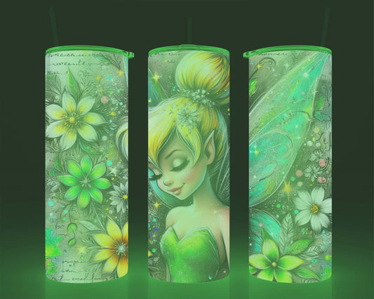 Verre isotherme -  (allume dans le noir) fée