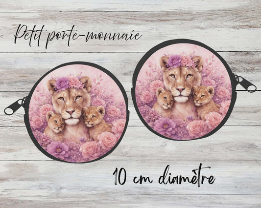 ✨ Petit porte-monnaie sublimé – lion