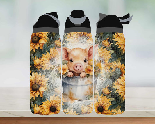 Bouteille style Owala - Cochon