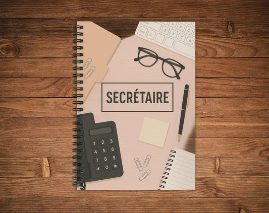 Cahier de notes - secrétaire