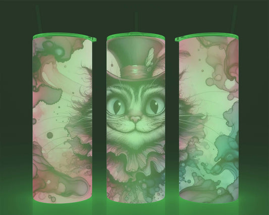 Verre isotherme -  (allume dans le noir) chat magique