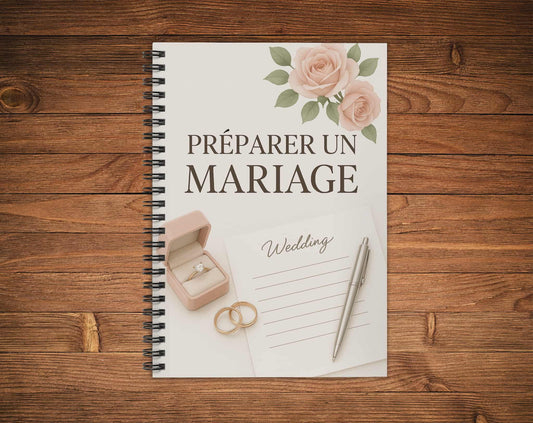 Cahier de notes - préparer un mariage