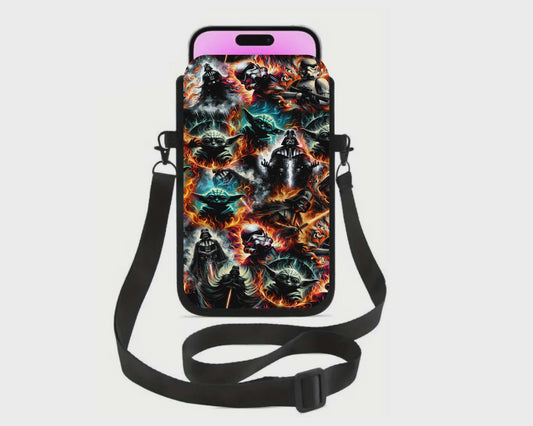 📱 Sac à cellulaire sublimé – personnage dark