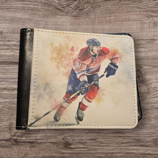 Porte-feuille - hockey rouge