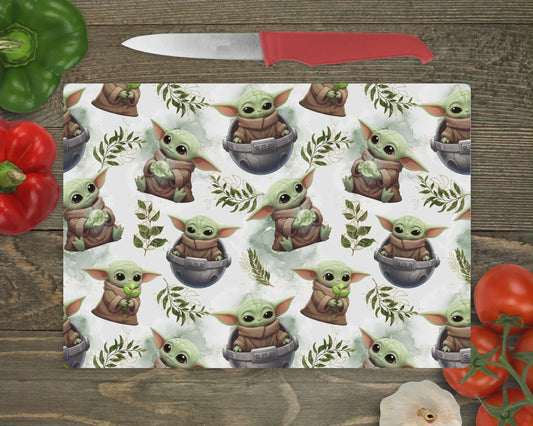 Planche de service - Petit bonhomme vert