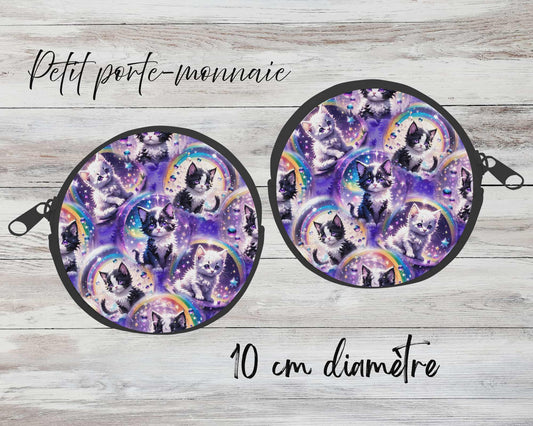 ✨ Petit porte-monnaie sublimé – chats