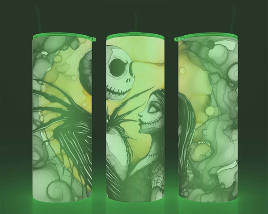 Verre isotherme -  (allume dans le noir) squelette