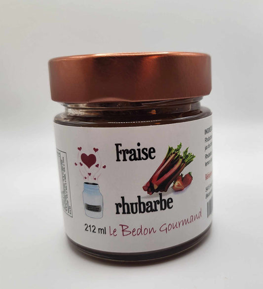 Confiture Fraise rhubarbe