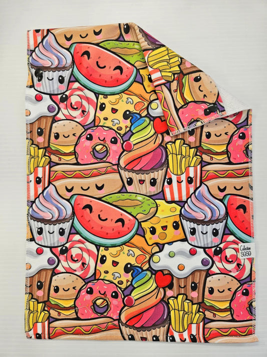 Serviette à mains - Aliments heureux