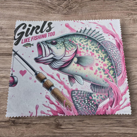 Linge à lunette - girls like fishing