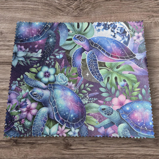 Linge à lunette - tortue mauve