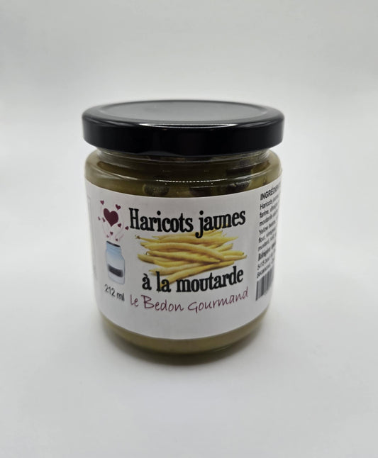 Haricot jaune à la moutarde