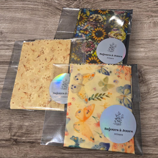 Emballage alimentaire en cire d’abeille