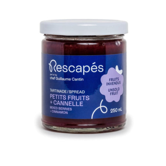 Tartinade petits fruits et cannelle - Rescapés