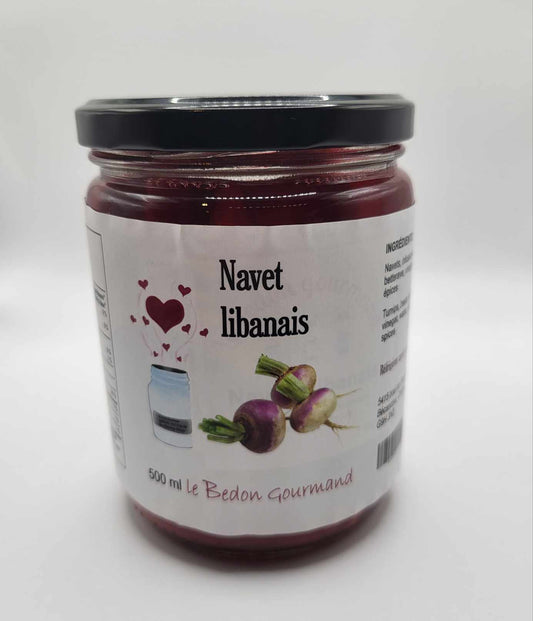 Navet style libanais mariné