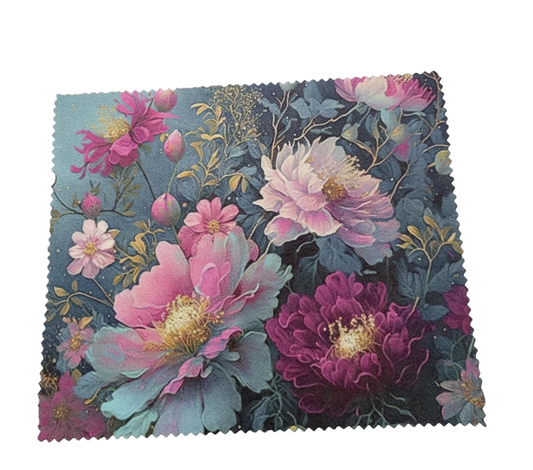 Linge à lunette - Fleurs
