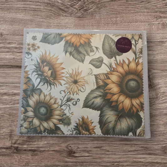 Linge à lunette - Tournesol