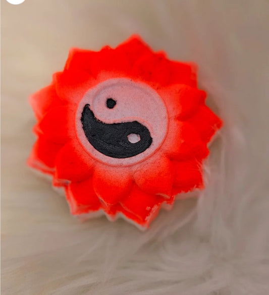 Bombe aux huiles essentielles BIEN-ÊTRE avec insertions de couleur