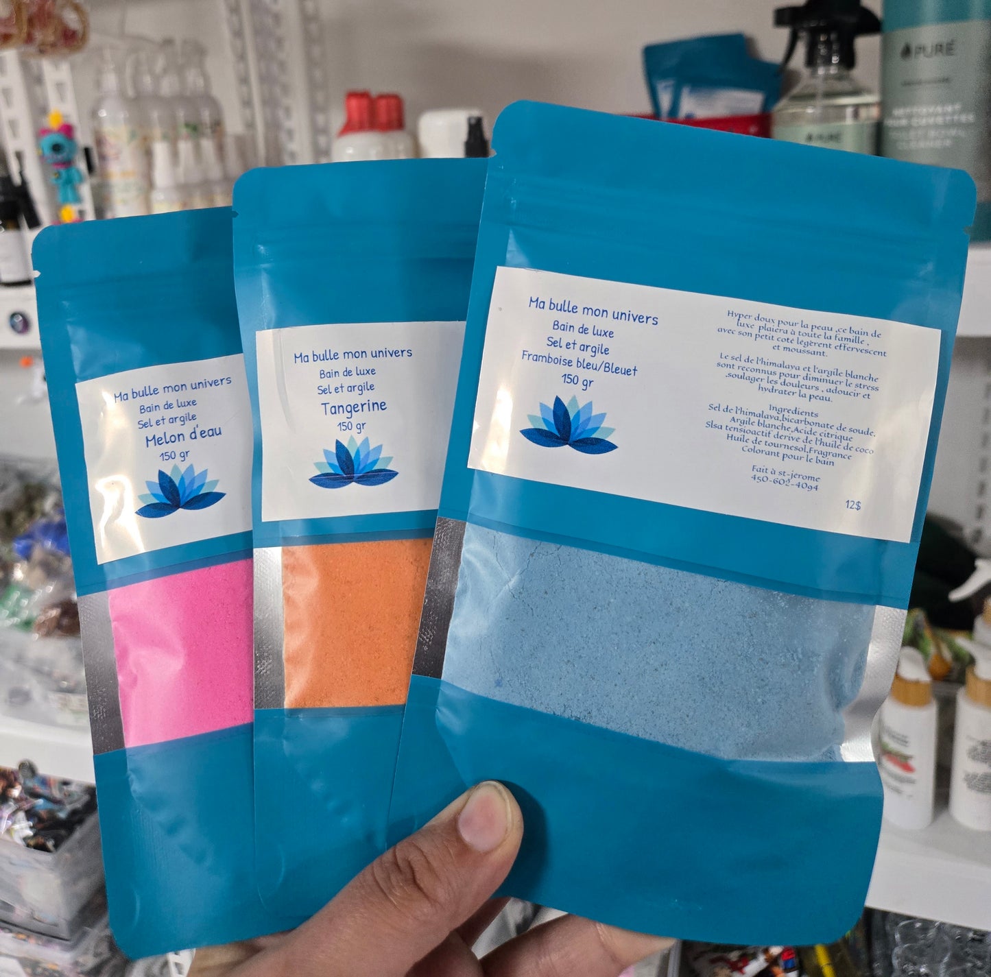 Bain de luxe Sel et Argile