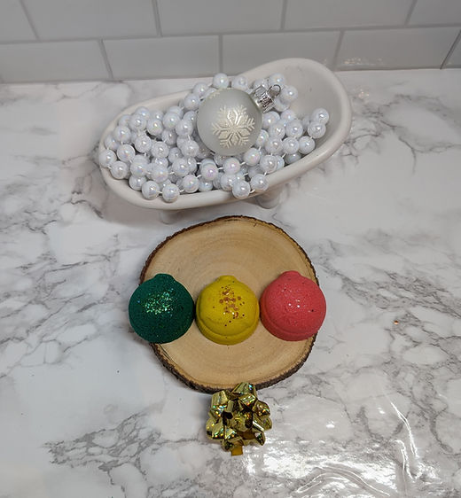 Bombe trio boule de Noël