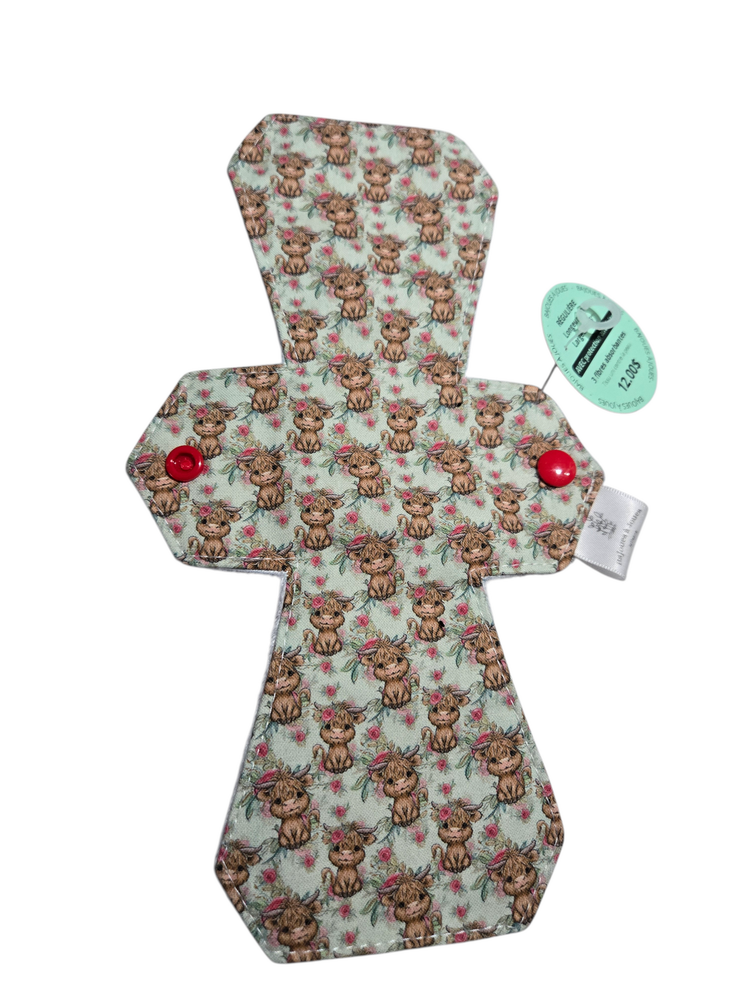 Serviette pour flux régulier