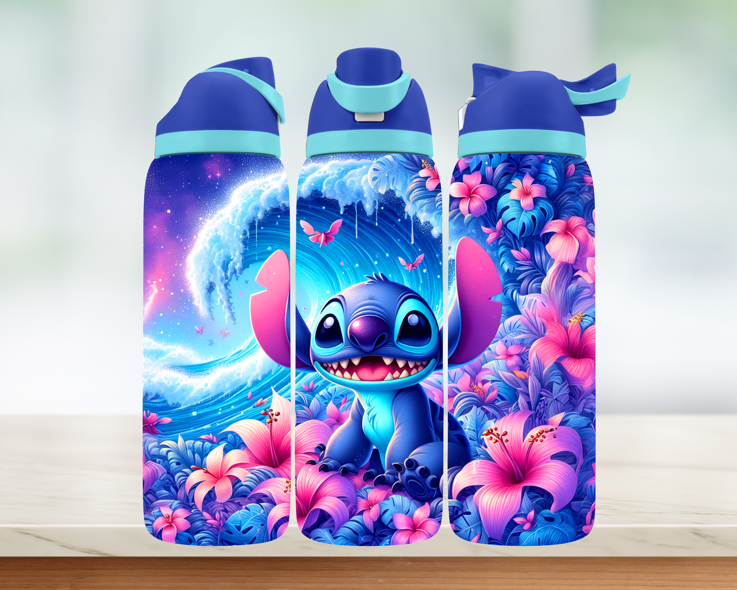 Bouteille style Owala - Alien vague
