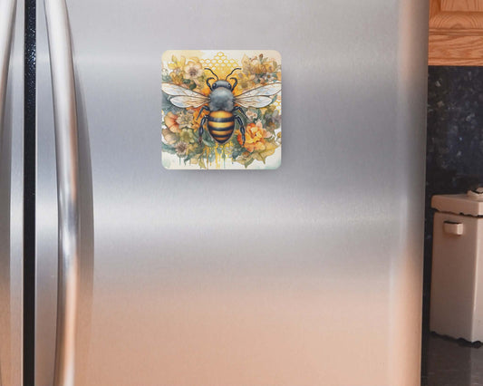 Aimant 3 po x 3 po - Abeille