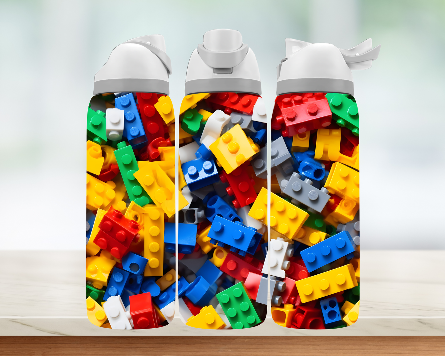 Bouteille style Owala - cubes à empiler