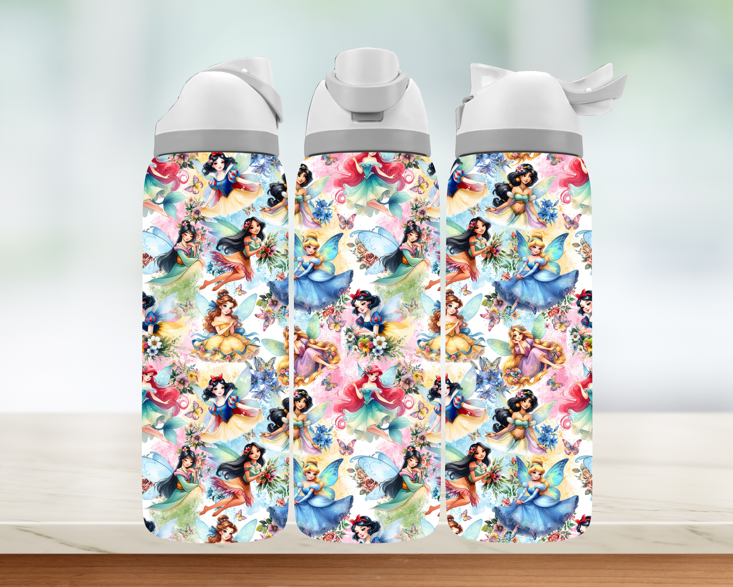 Bouteille style Owala - Princesses