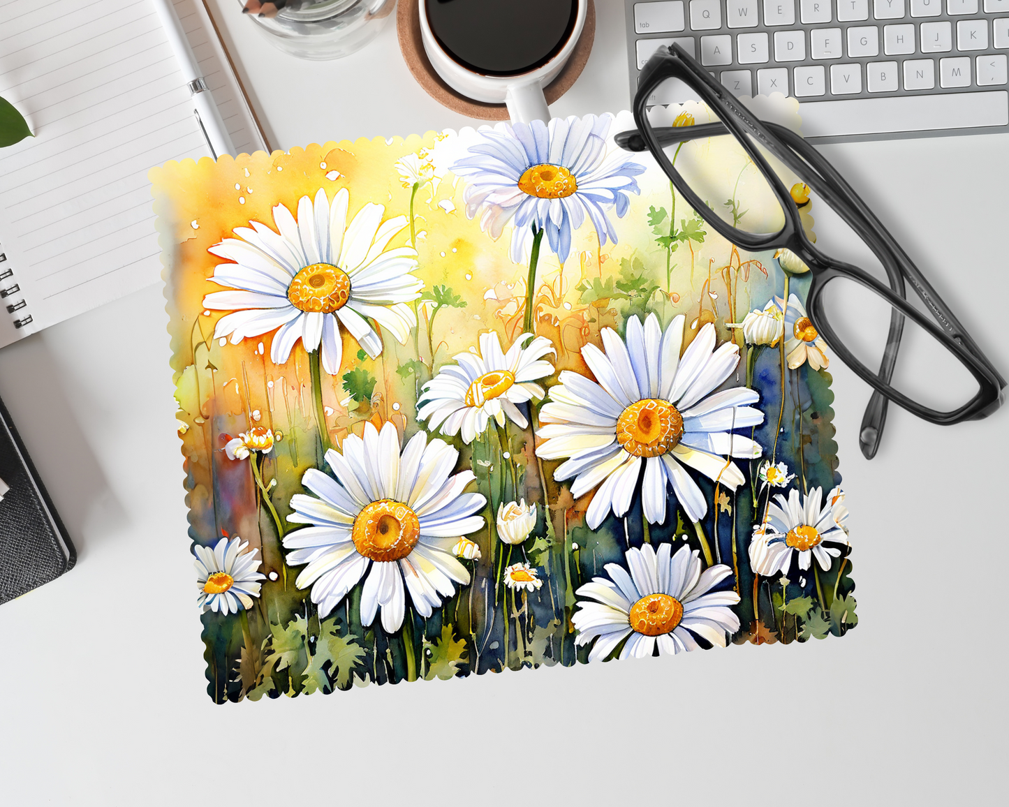 Linge lunette -  fleur