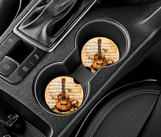Sous-verre auto - Guitare