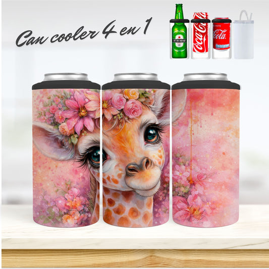 CAN COOLER 4 en 1 - Girafe