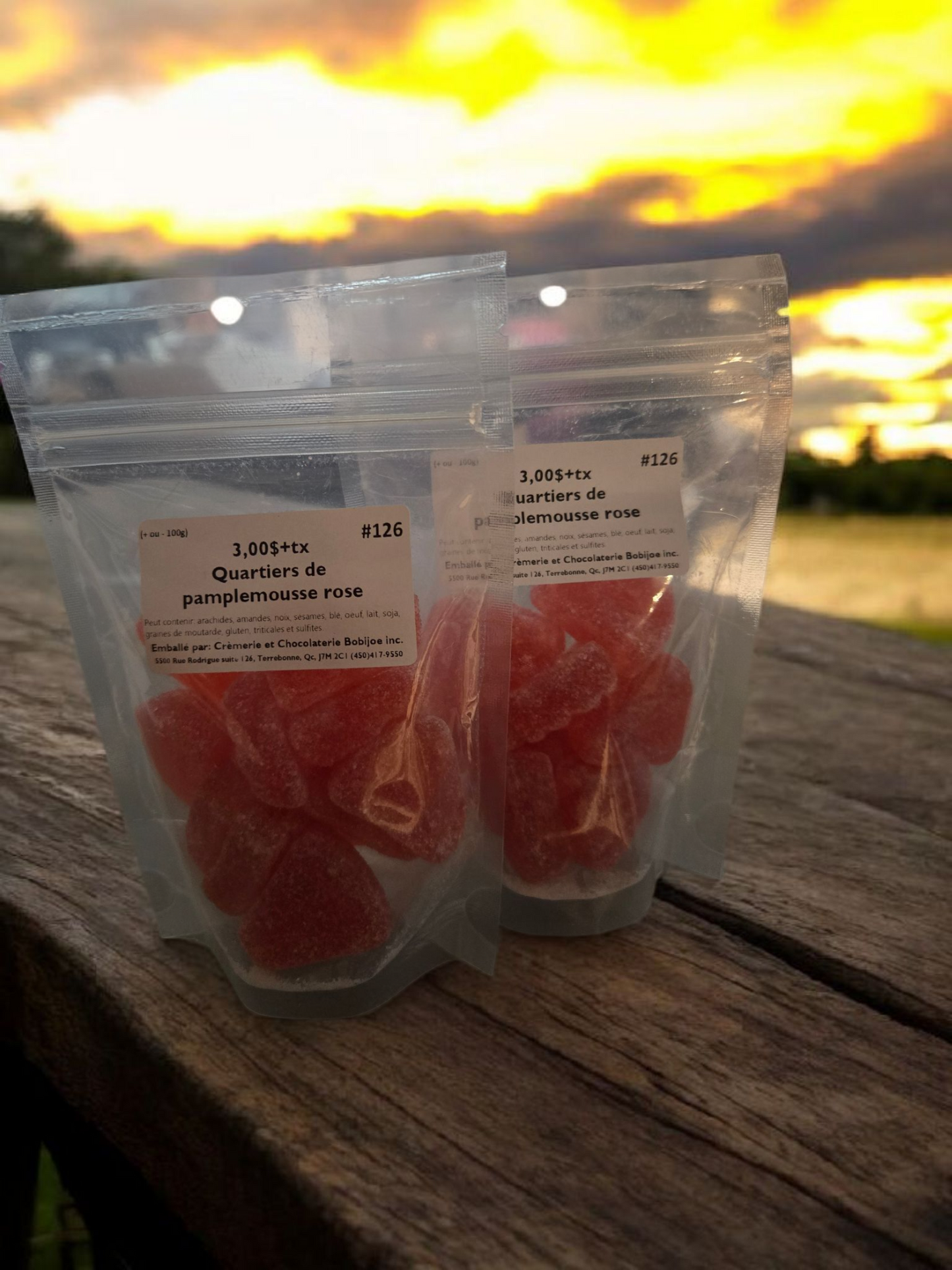 Bonbon - Quartier pamplemousse