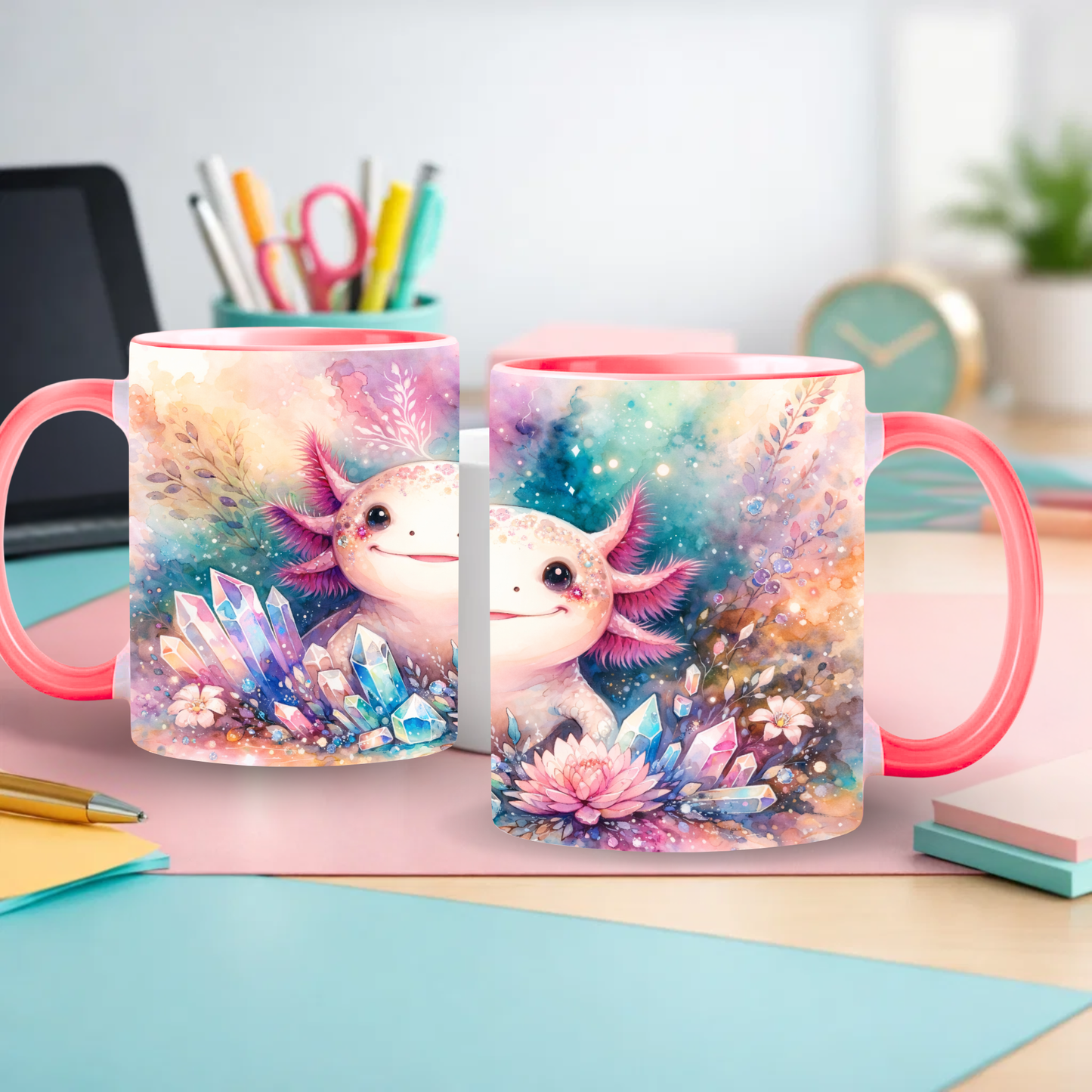 Tasse rose - Axolotl