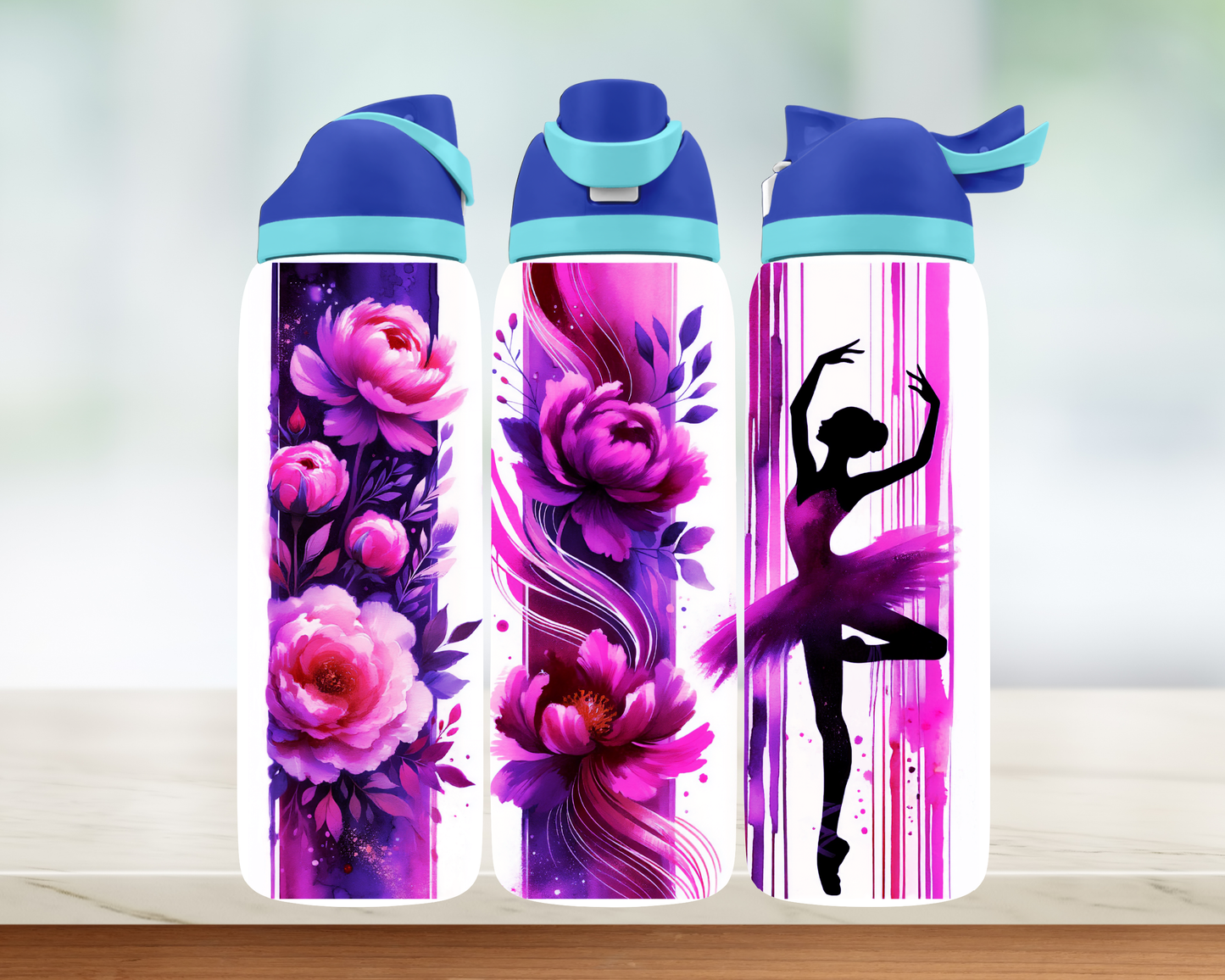 Bouteille style Owala - Danse&Fleurs