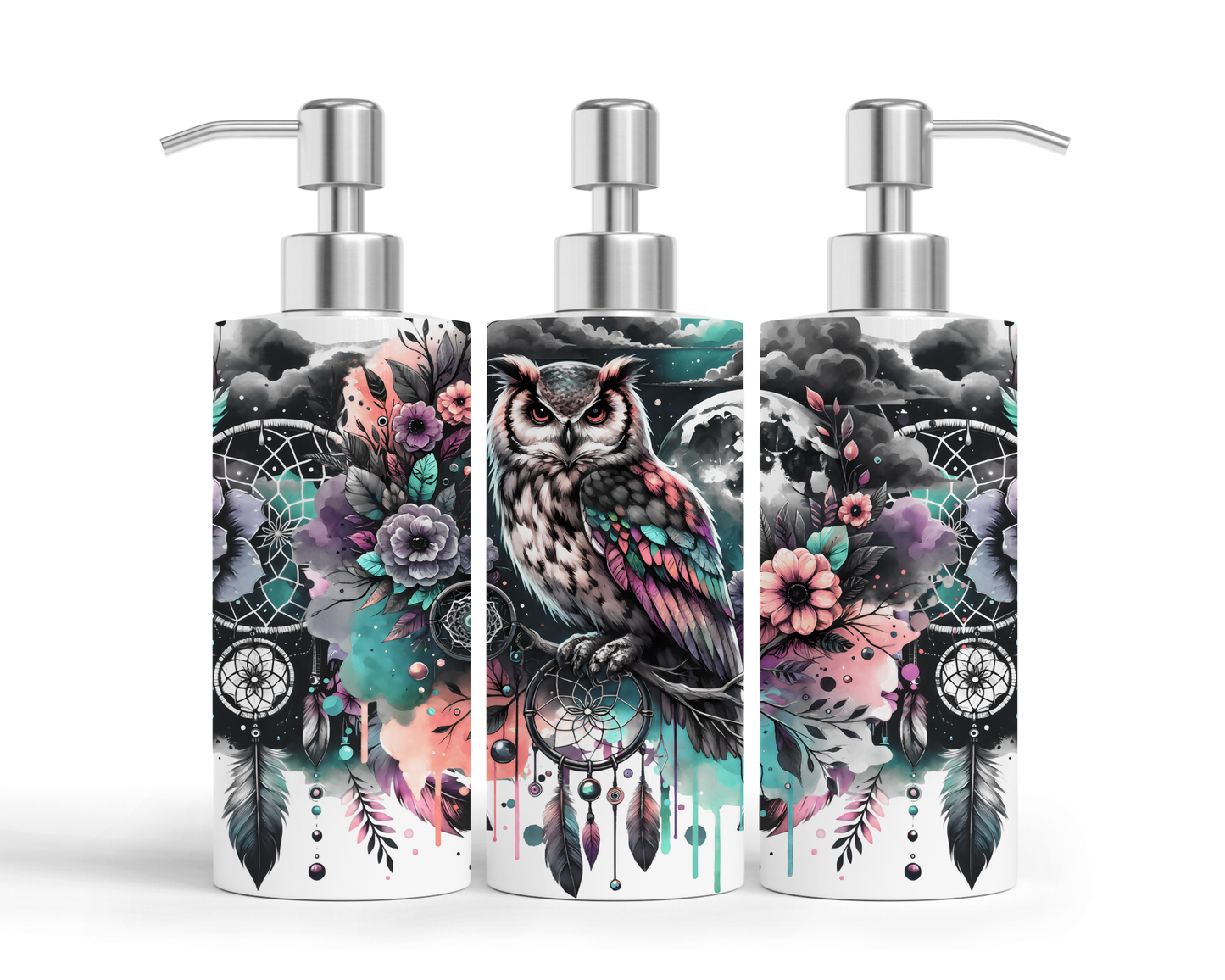 Pompe à savon - Hibou